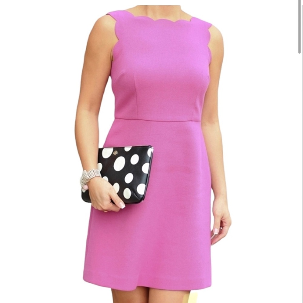 Scalloped Dress | LOFT